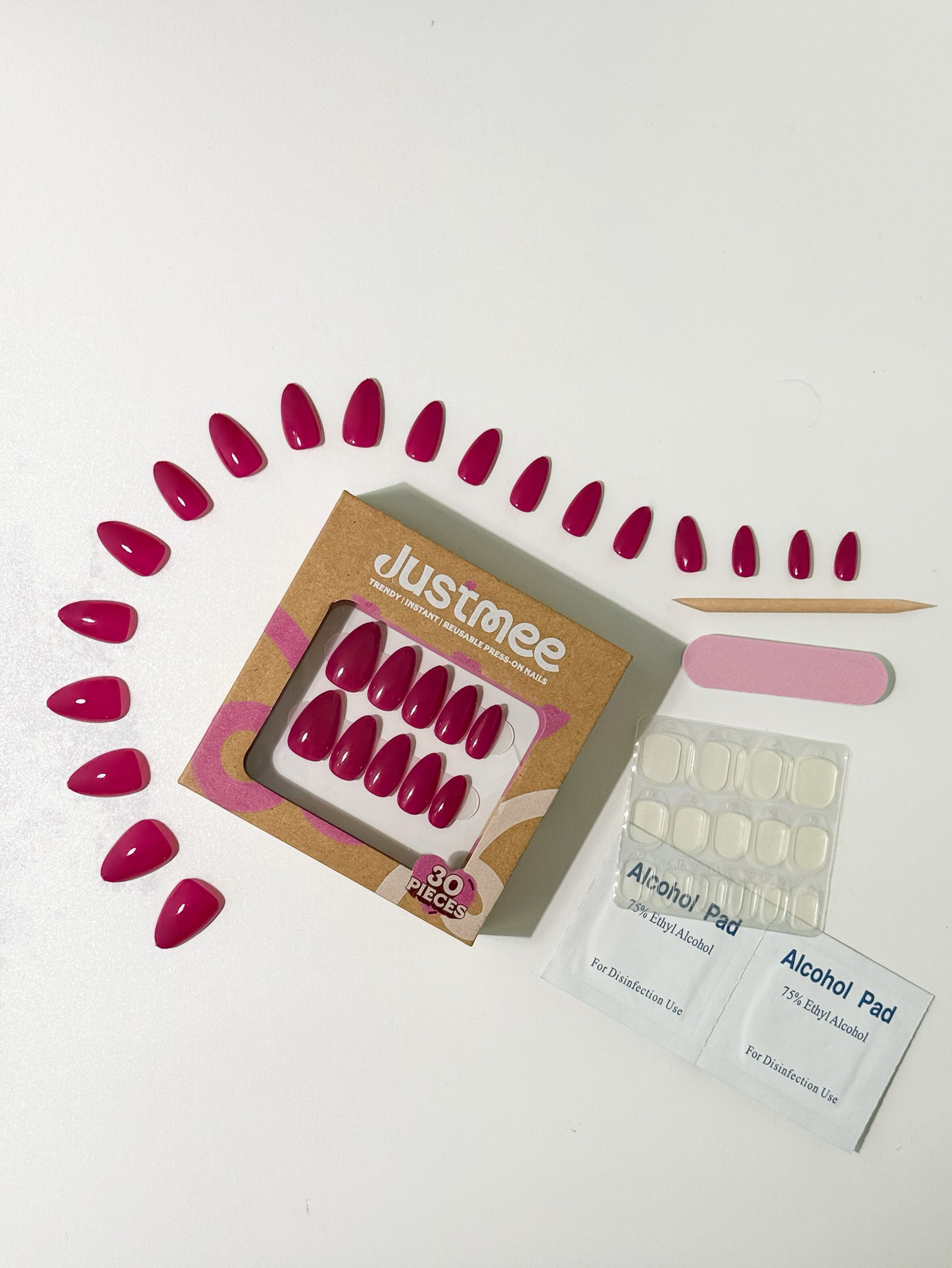 Mitternachtssangria – 30 künstliche Fingernägel