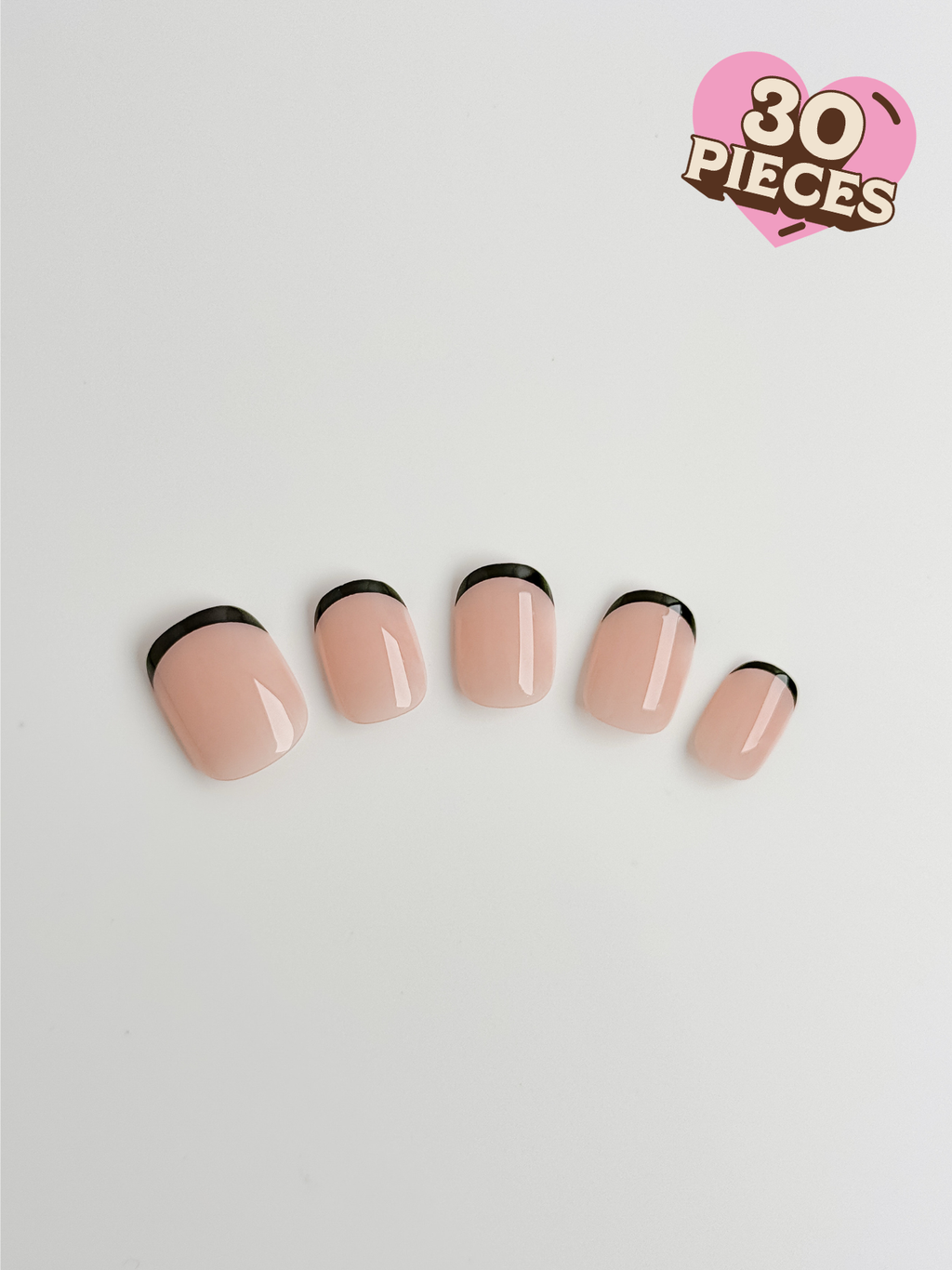 Pink Cloud – 30 Stück künstliche Fingernägel