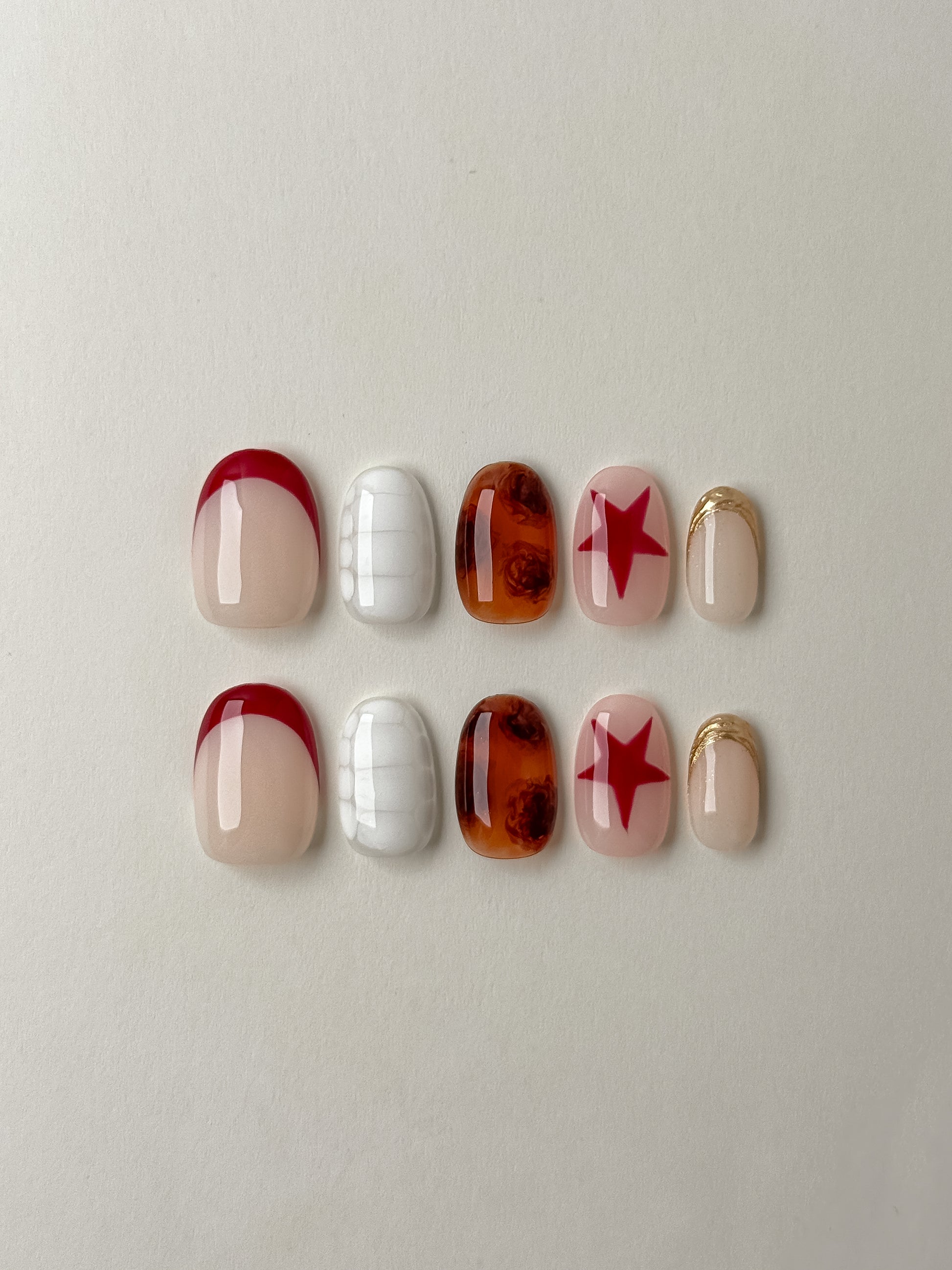Sweet Rebel - 10 pcs Press On Nails