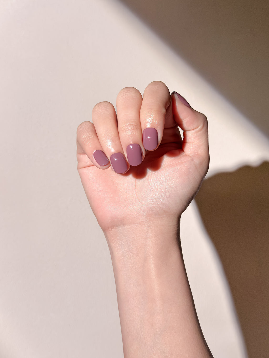 Milchtee-Creme – 30 Stück künstliche Fingernägel