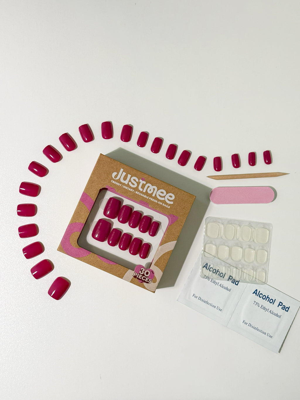 Royal Berry - 30 Stück künstliche Fingernägel