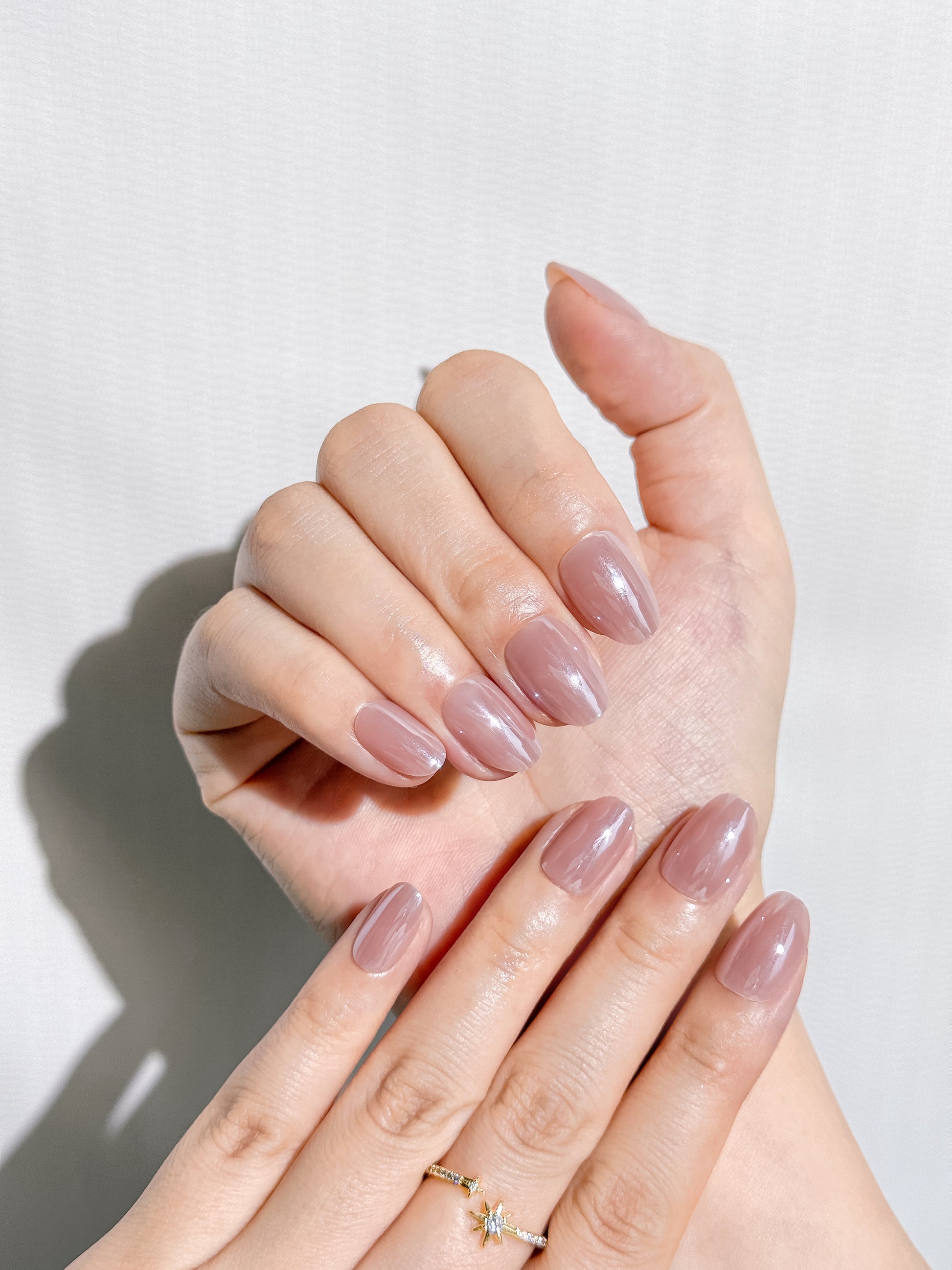 Bare Mauve Press-On Nägel – Sheer Rosa Eleganz