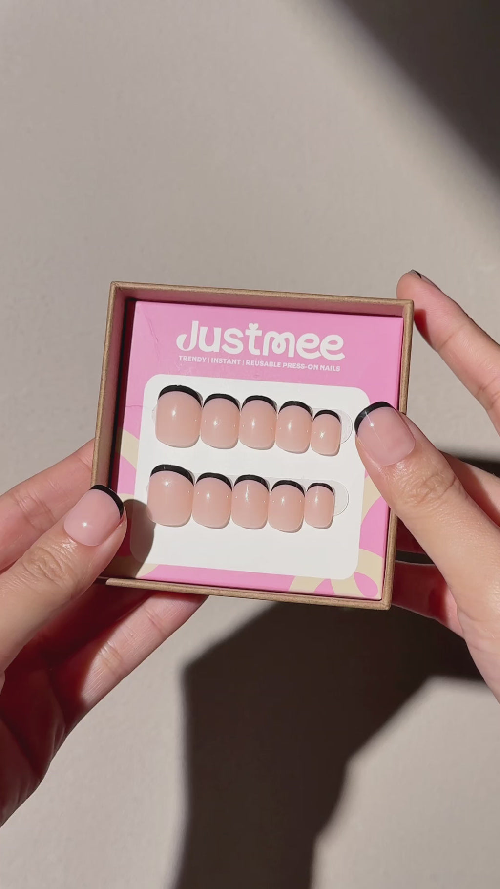 Pink Cloud – 30 Stück künstliche Fingernägel